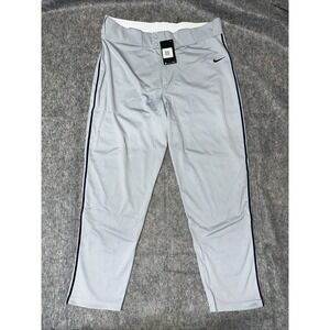 Nike Mens Baseball Pants 3XL‎ Gray, Navy Stripe. NWT- (27-3)